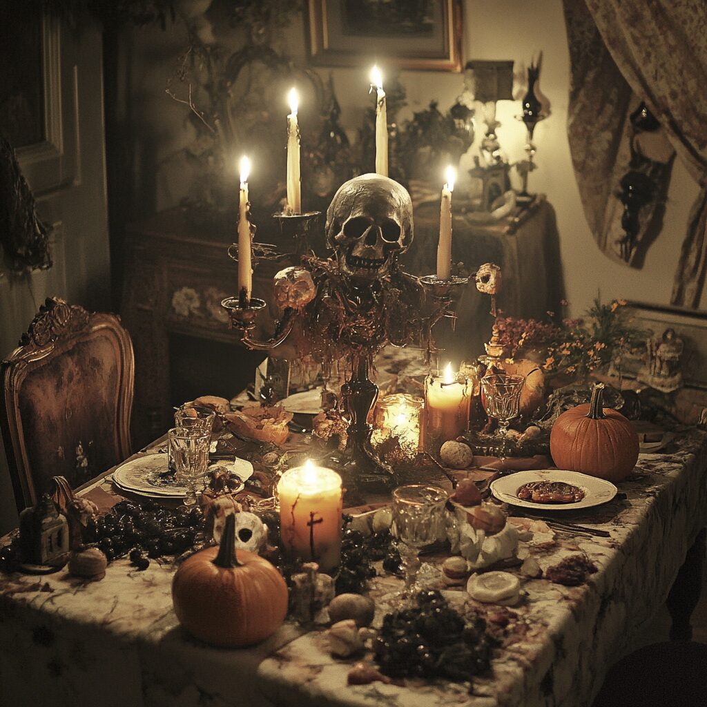table-repas-deco-halloween