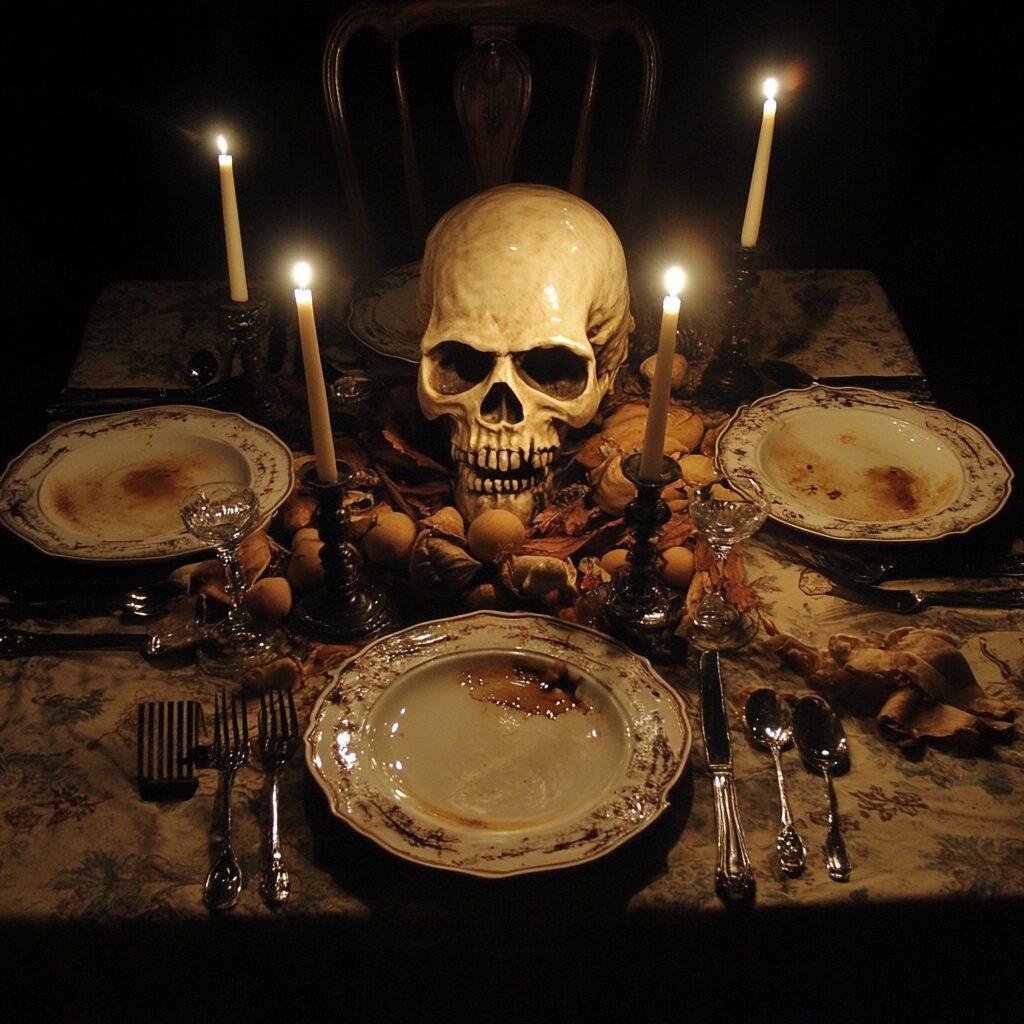 table-repas-halloween-crane